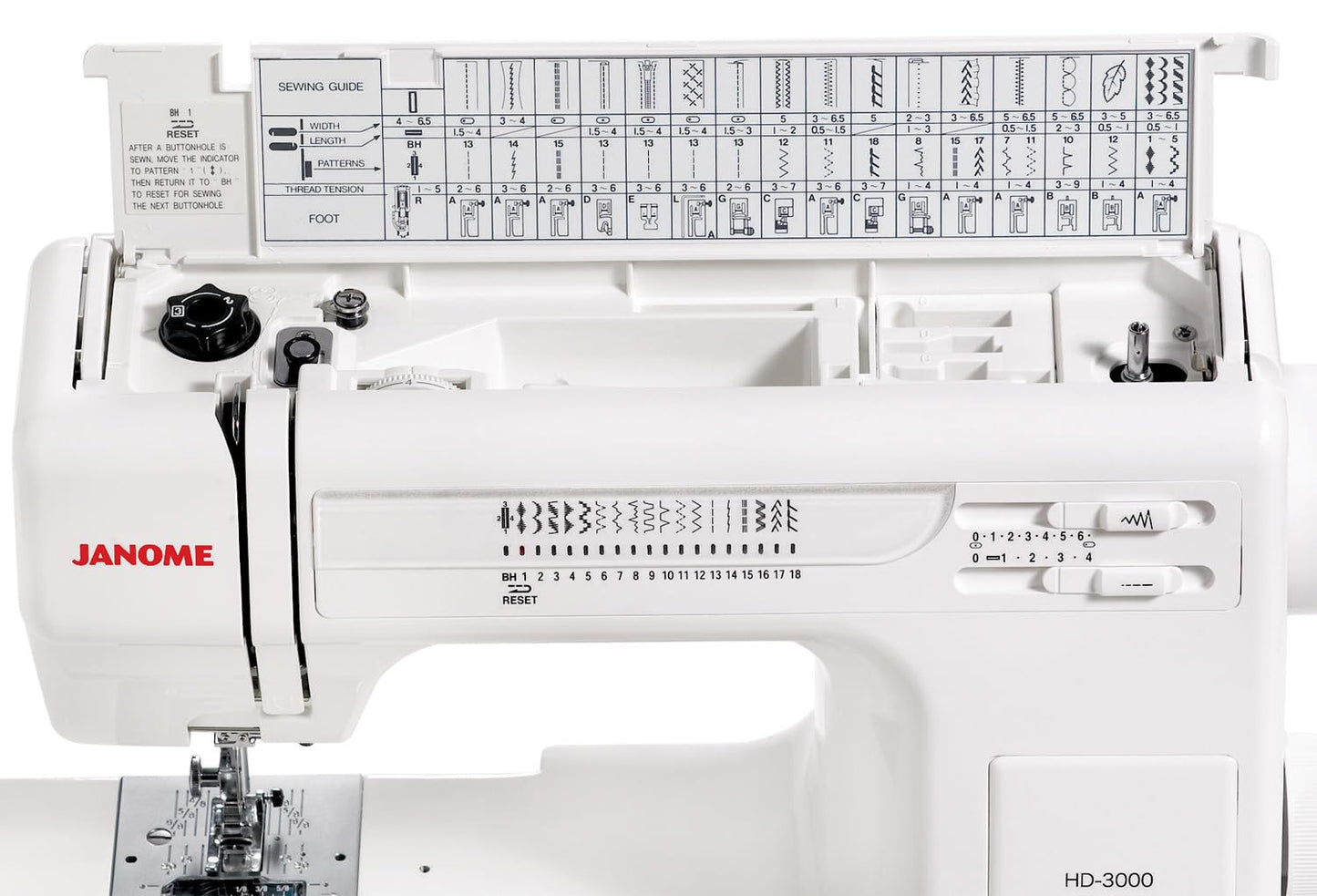 Janome HD3000 Heavy Duty Full Size Sewing Machine